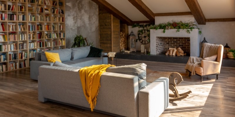 南歐客廳鄉村風裝潢