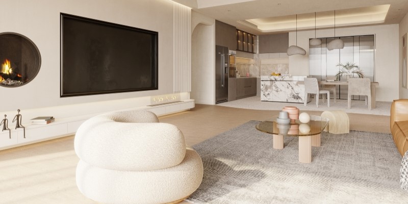 小坪數裝潢無印風,透過明亮色彩營造大空間