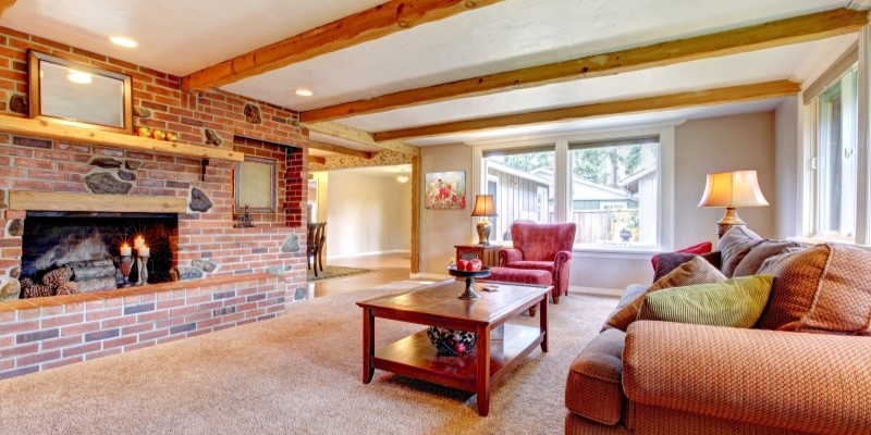 英式客廳鄉村風裝潢